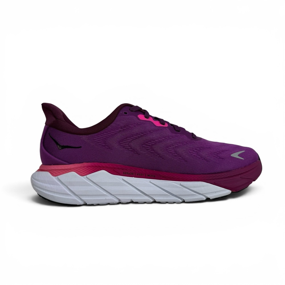 Hoka Arahi 6 Womens Running Shoes Size 8 B Grape Wine Beauty Berry 1123195 GWBY - Picture 3 of 13